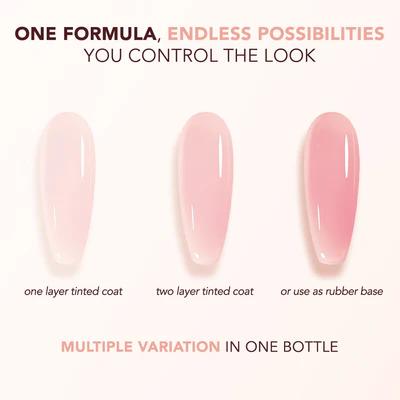 Kiara Sky - Gel Polish - Tinted Rubber Top Coat - Sweet Lullaby 0.5 oz - #TNT02 - Top & Base Coats at Beyond Polish