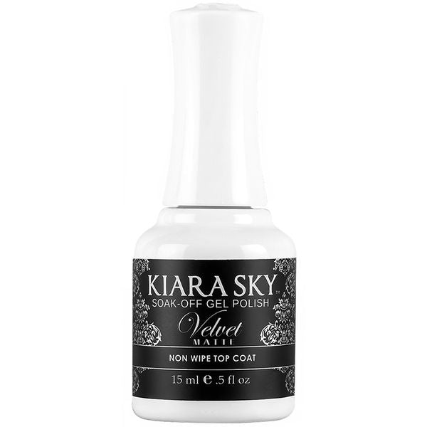 Kiara Sky - Gel Polish - Velvet Matte Top Coat 0.5 oz - #GVTOP - Top & Base Coats at Beyond Polish
