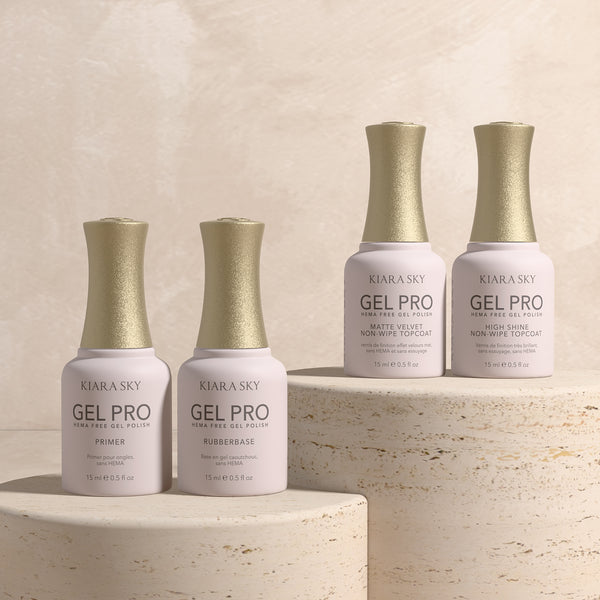 Kiara Sky - Gel Pro - Essentials Bundle - Top & Base Coats at Beyond Polish