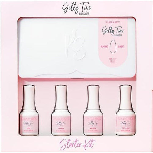 Kiara Sky - Gelly Tips Starter Kit - Almond Short