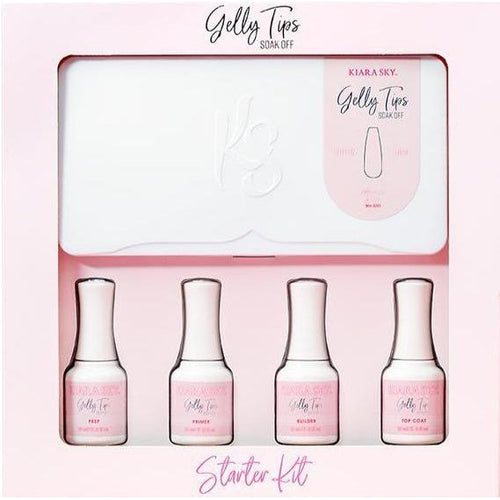 Kiara Sky - Gelly Tips Starter Kit - Coffin Long