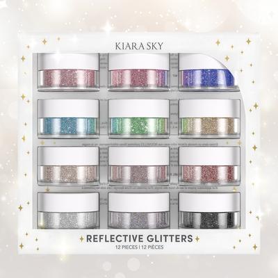 Kiara Sky Nail Art - Reflective Loose Glitter Collection - Nail Art at Beyond Polish