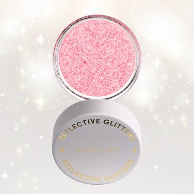 Kiara Sky Nail Art - Reflective Loose Glitter - Rosé Fizz - Nail Art at Beyond Polish