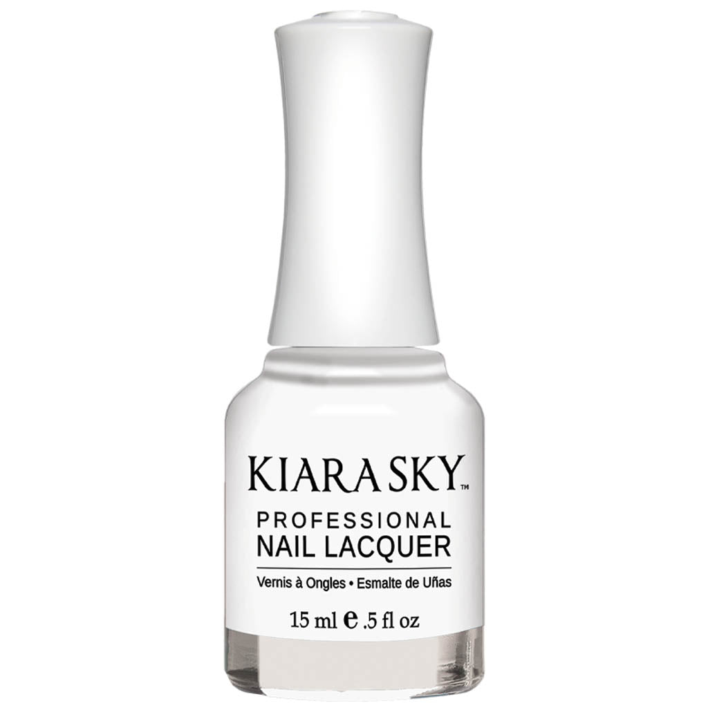 Kiara Sky - Nail Lacquer - Milky White 0.5 oz - #N623 - Nail Lacquer at Beyond Polish