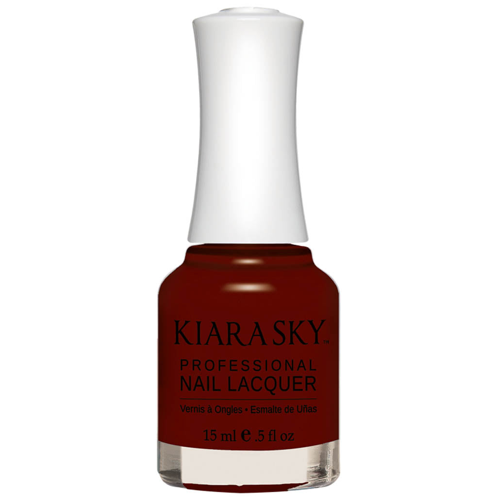 Kiara Sky - Nail Lacquer - Riyalistic Maroon 0.5 oz - #N545 - Nail Lacquer at Beyond Polish