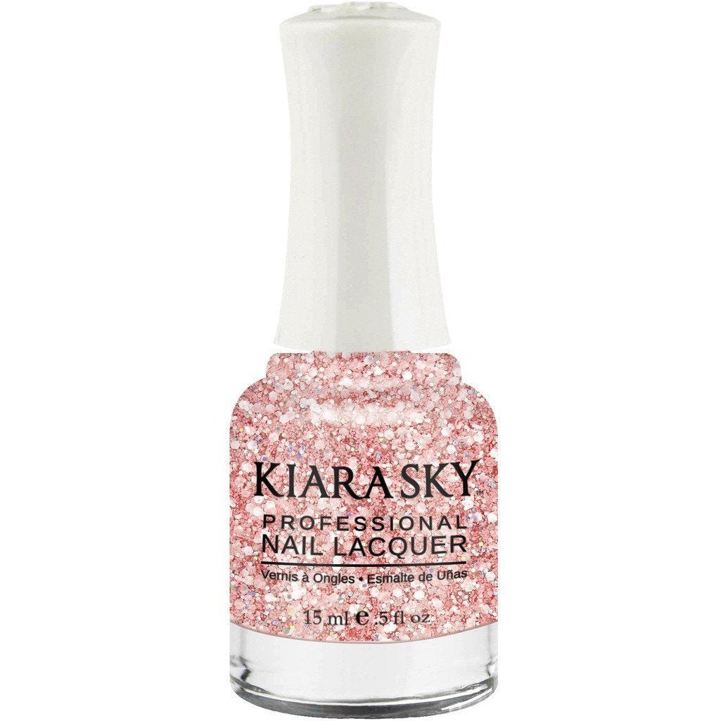 Kiara Sky - Pinking of Sparkle 0.5 oz - #N496 - Nail Lacquer at Beyond Polish