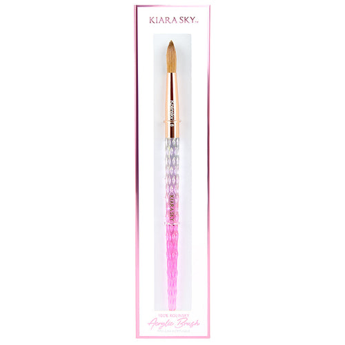 Kiara Sky Tools - Acrylic Brush Size 8 - Pink