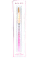 Kiara Sky Tools - Acrylic Brush Size 8 - Pink - Manicure & Pedicure Tools at Beyond Polish