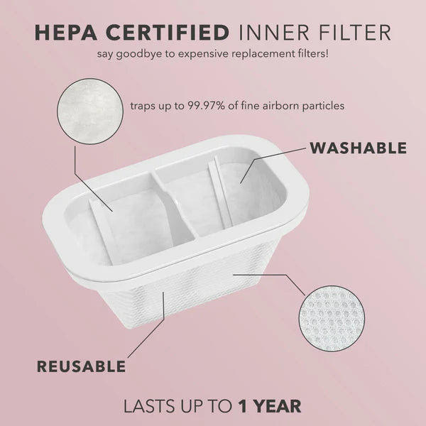 Kiara Sky Tools - Beyond Pro Dust Collector Inner Filter - Pink - Manicure & Pedicure Tools at Beyond Polish