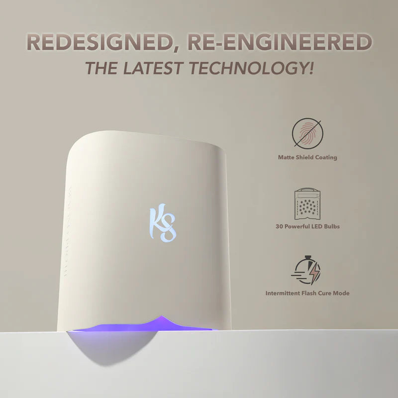 Kiara Sky Tools - Beyond Pro Rechargeable LED Lamp Volume III - White - Manicure & Pedicure Tools at Beyond Polish
