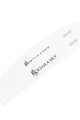 Kiara Sky Tools - White Nail File 100/100 GRIT - Half Moon (2 pc) - Manicure & Pedicure Tools at Beyond Polish