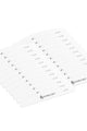 Kiara Sky Tools - White Nail File 100/100 GRIT - Half Moon (25 pc) - Manicure & Pedicure Tools at Beyond Polish