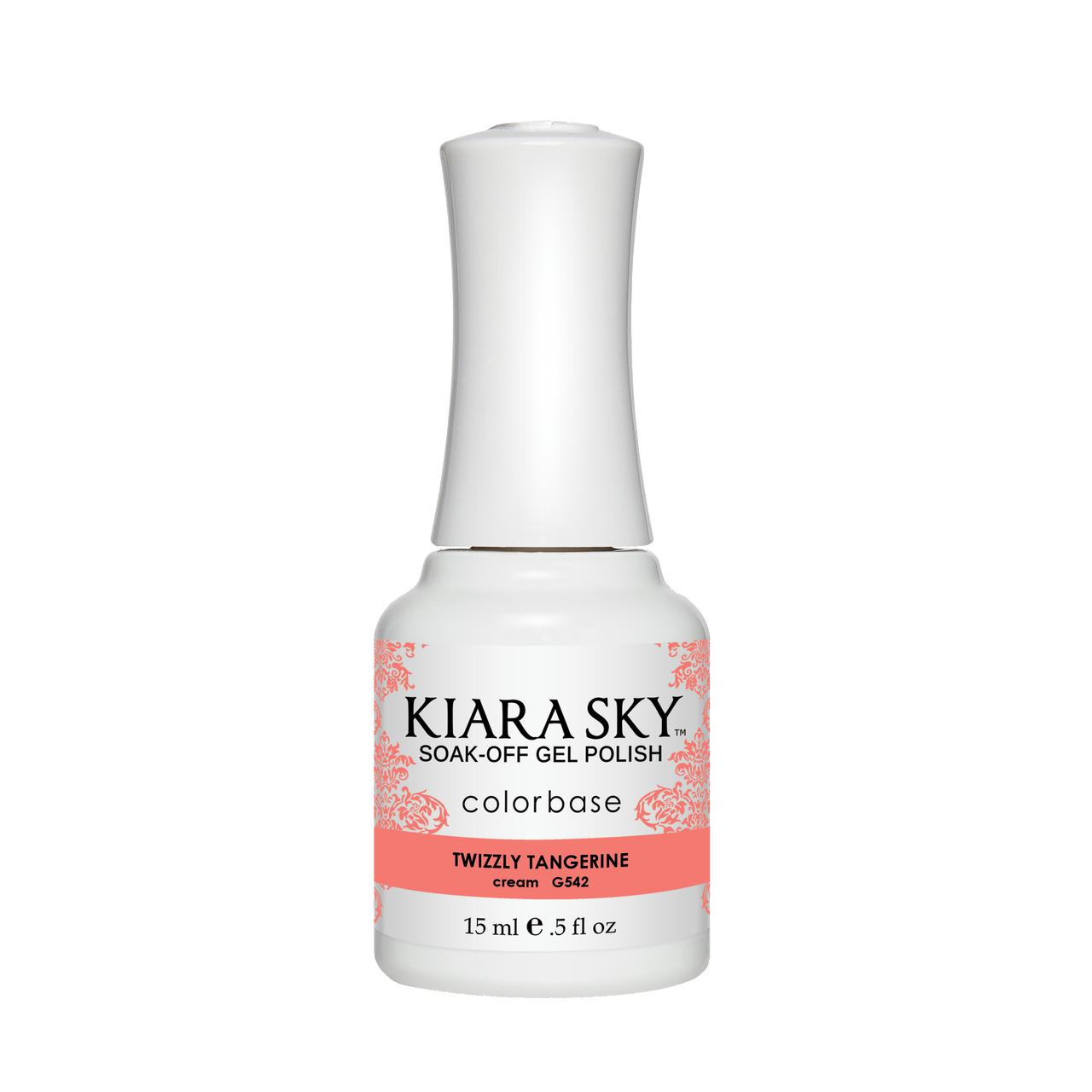 Kiara Sky - Twizzly Tangerine 0.5 oz - #G542 - Gel Polish at Beyond Polish