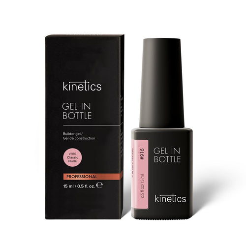 Kinetics Gel In Bottle Builder Gel - Classic Nude #916 15ml