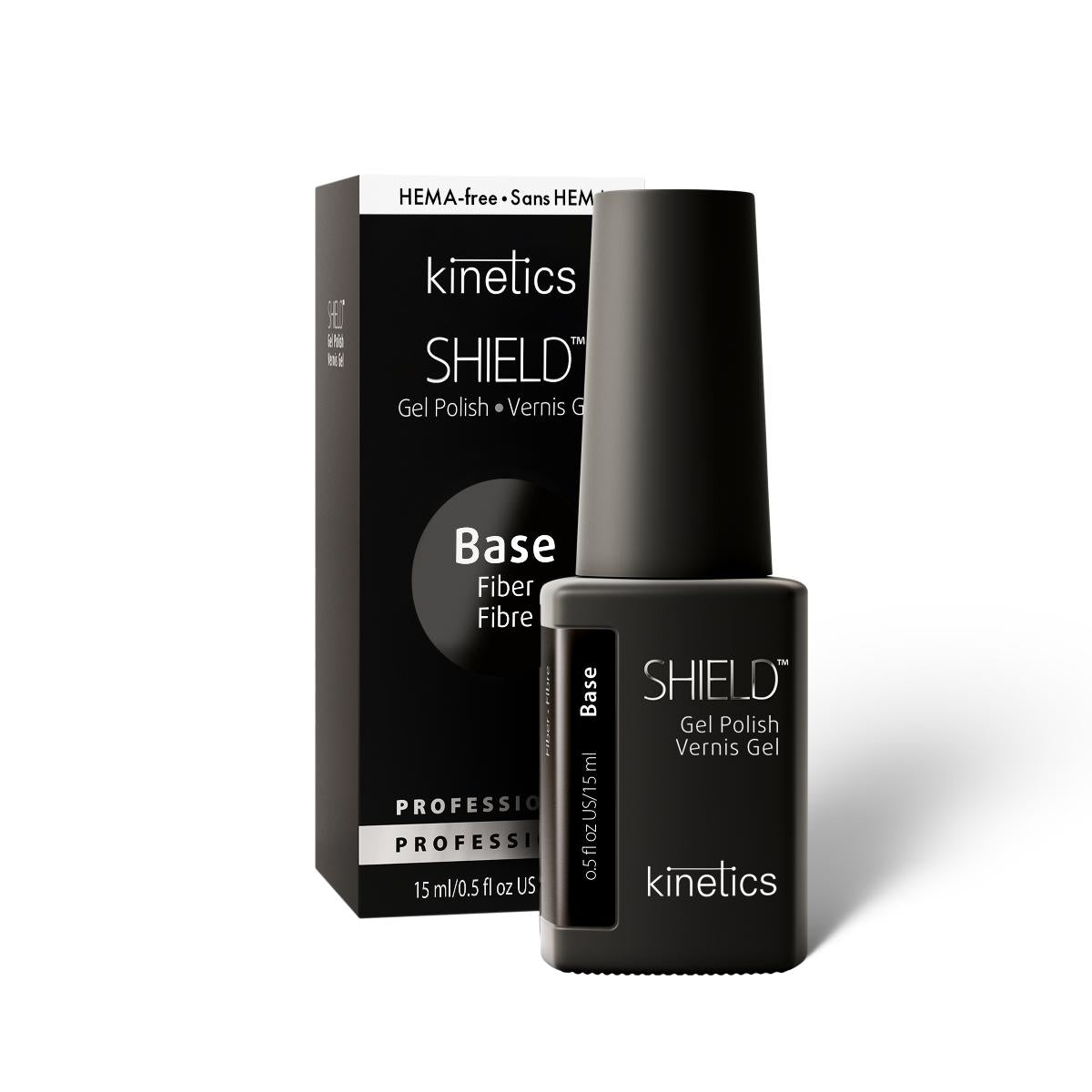 Kinetics Shield Fiber Base - Clear - Top & Base Coats at Beyond Polish