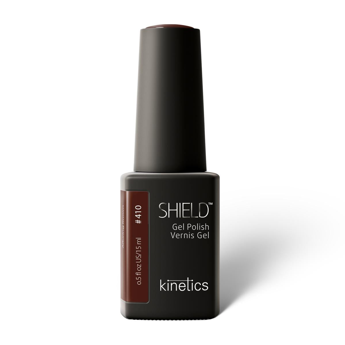 Kinetics Shield Gel Polish - Alluring Brown #410 - Gel Polish at Beyond Polish