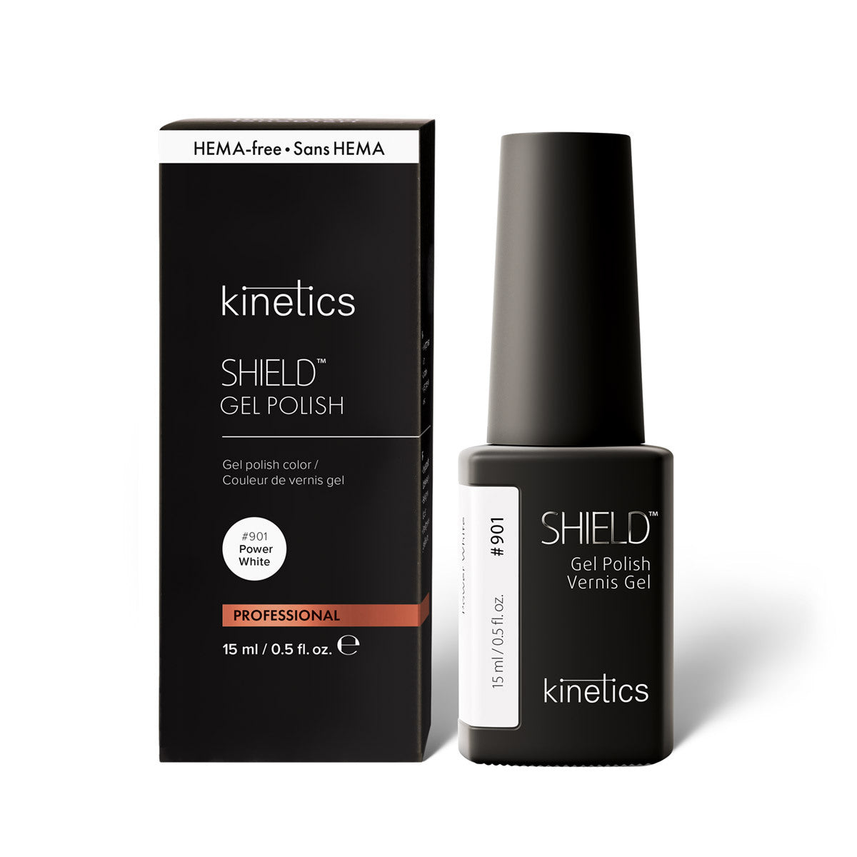 Kinetics Shield Gel Polish - Power White #901 - Gel Polish at Beyond Polish