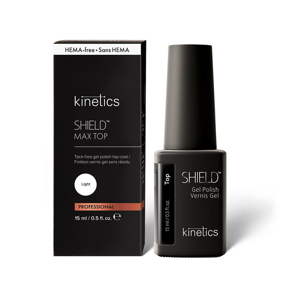 Kinetics - Shield Max Top Light - Top & Base Coats at Beyond Polish