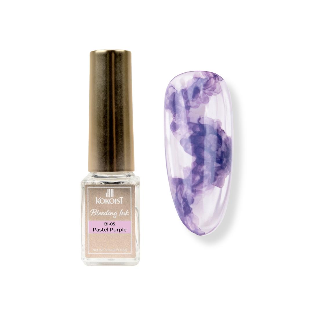 Kokoist - Bleeding Ink - Pastel Purple - Nail Art at Beyond Polish