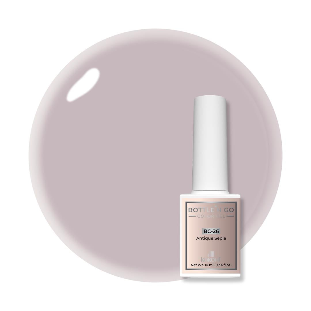 Kokoist Bottle 'N Go Color Gel - Antique Sepia - Gel Polish at Beyond Polish