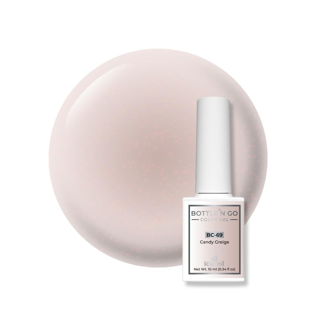 Kokoist Bottle N' Go Color Gel - Candy Greige - Gel Polish at Beyond Polish