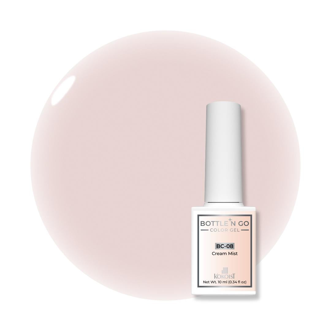 Kokoist Bottle 'N Go Color Gel - Cream Mist - Gel Polish at Beyond Polish