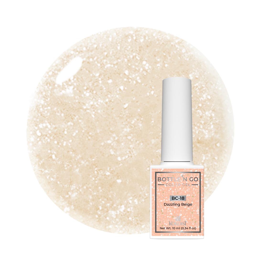 Kokoist Bottle 'N Go Color Gel - Dazzling Beige - Gel Polish at Beyond Polish