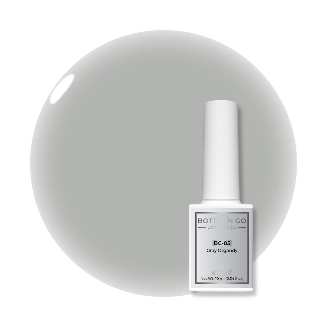 Kokoist Bottle 'N Go Color Gel - Gray Organdy - Gel Polish at Beyond Polish