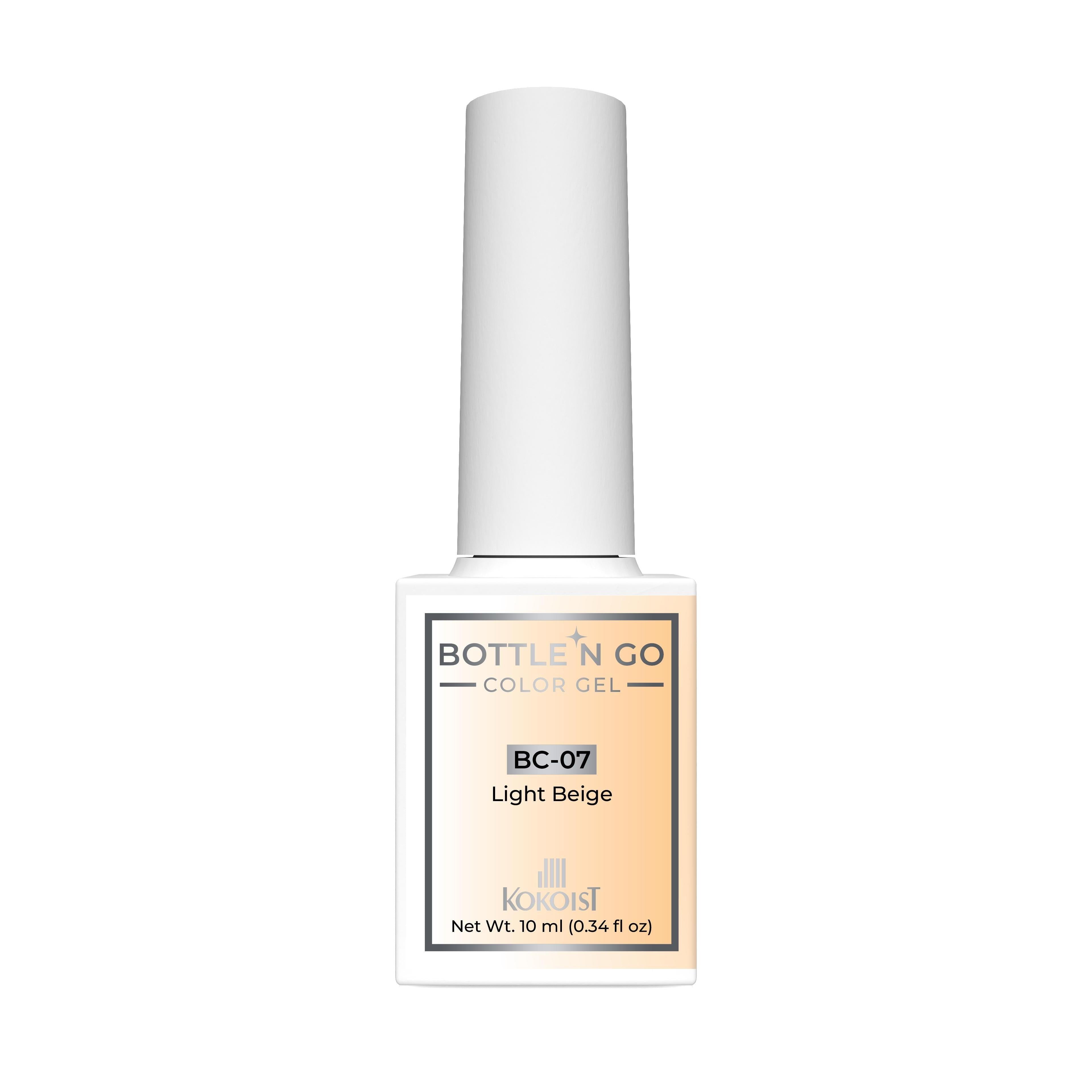Kokoist Bottle 'N Go Color Gel - Light Beige - Gel Polish at Beyond Polish