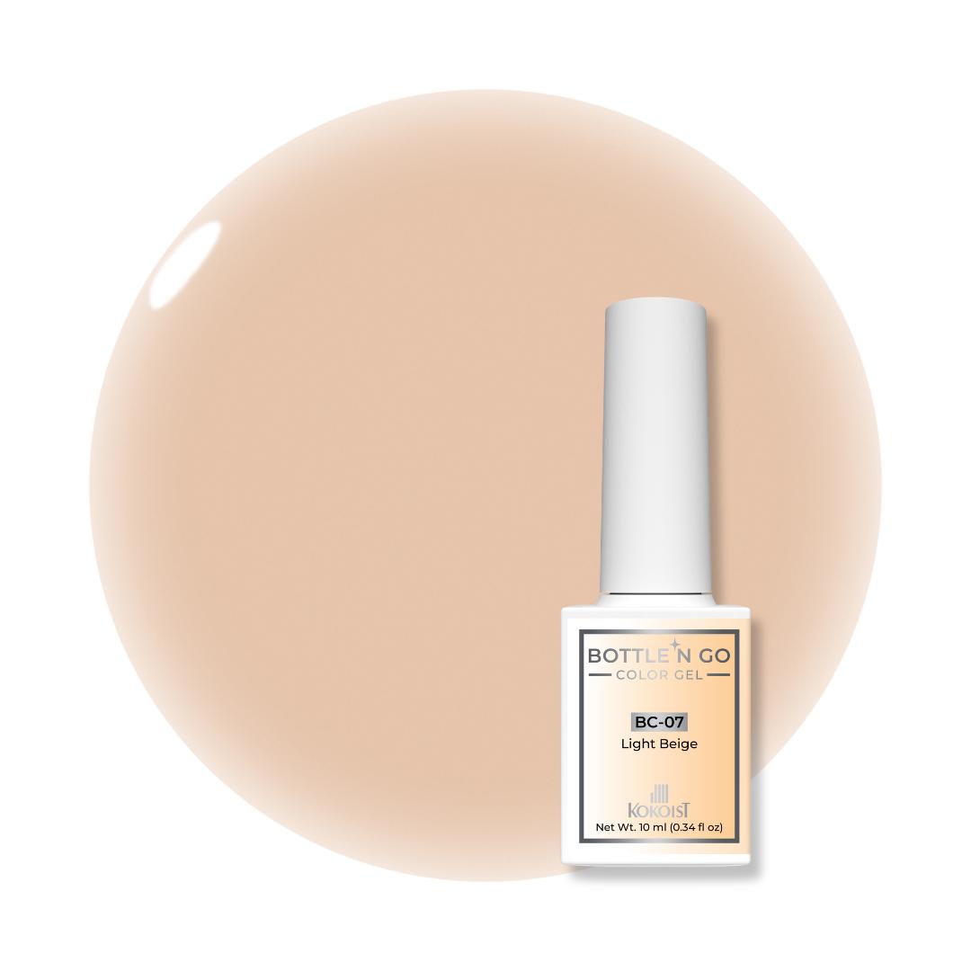 Kokoist Bottle 'N Go Color Gel - Light Beige - Gel Polish at Beyond Polish