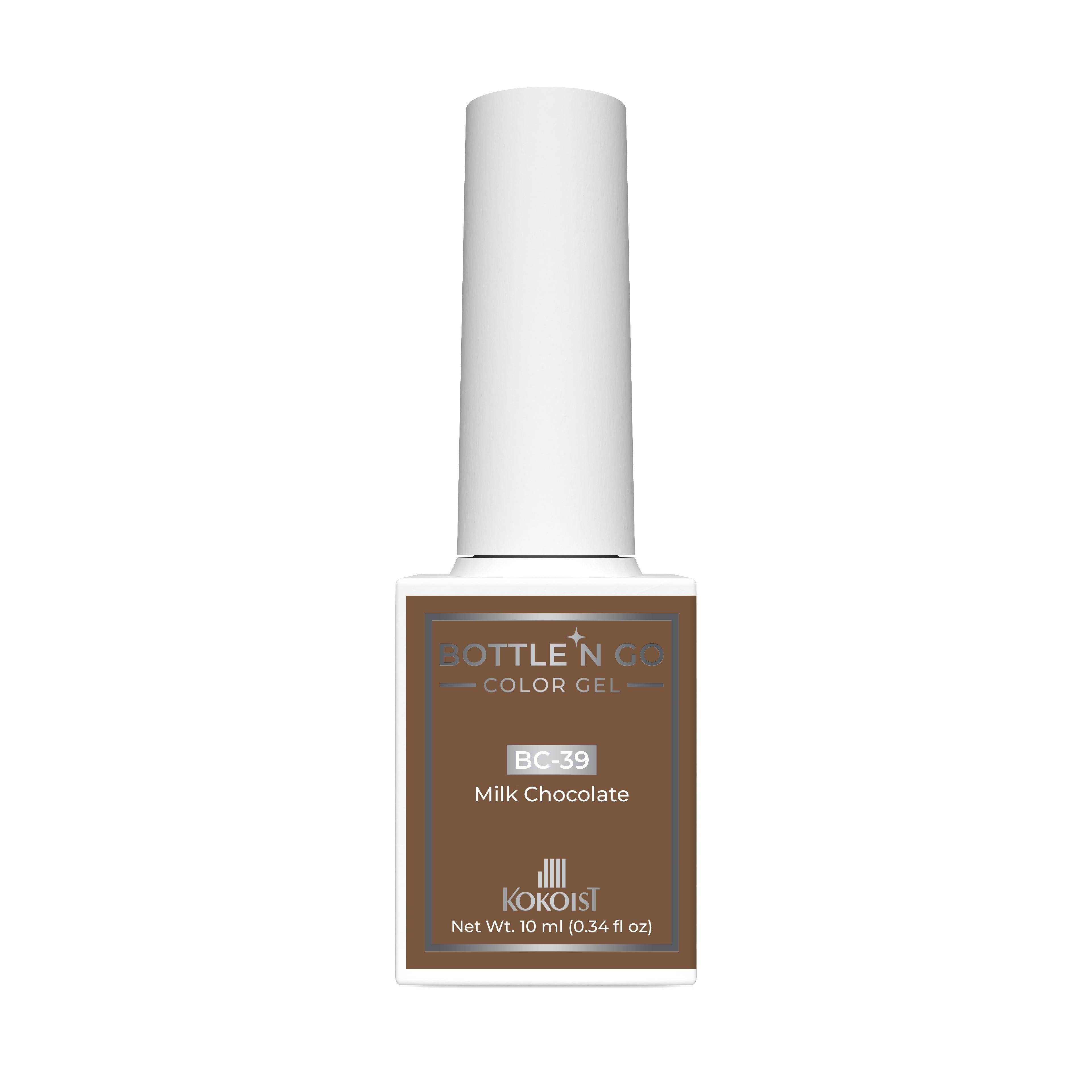 Kokoist Bottle 'N Go Color Gel - Milk Chocolate - Gel Polish at Beyond Polish