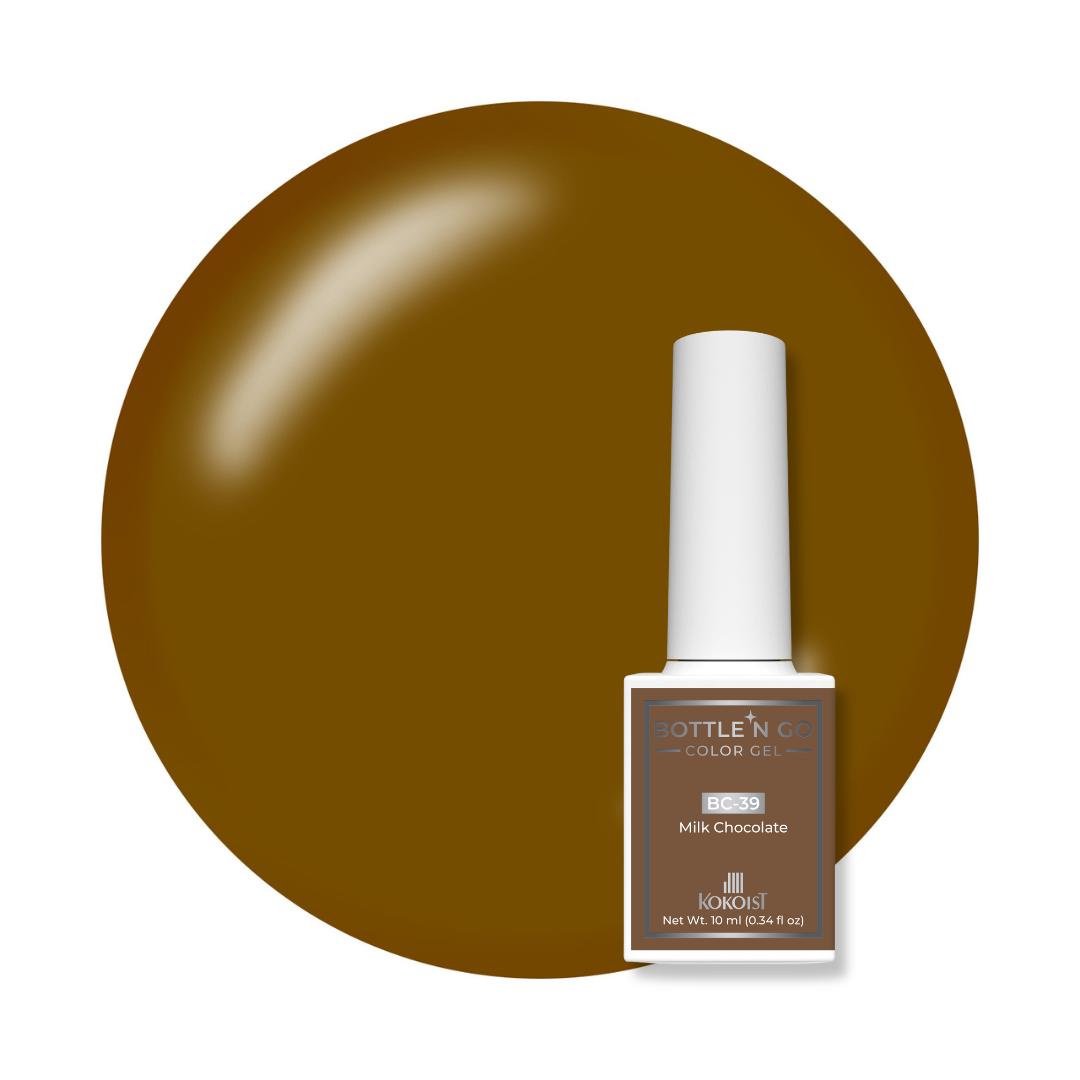 Kokoist Bottle 'N Go Color Gel - Milk Chocolate - Gel Polish at Beyond Polish