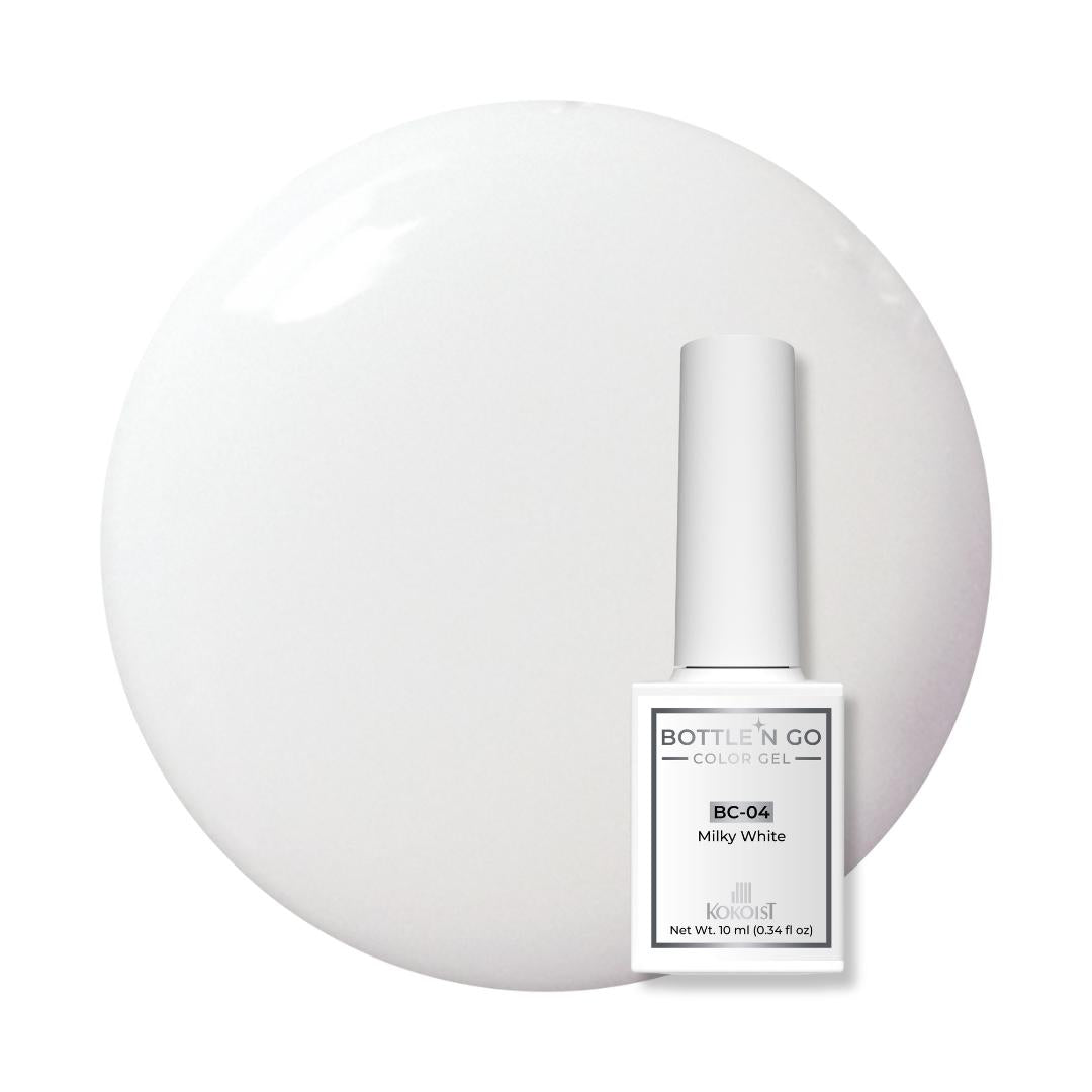 Kokoist Bottle 'N Go Color Gel - Milky White - Gel Polish at Beyond Polish