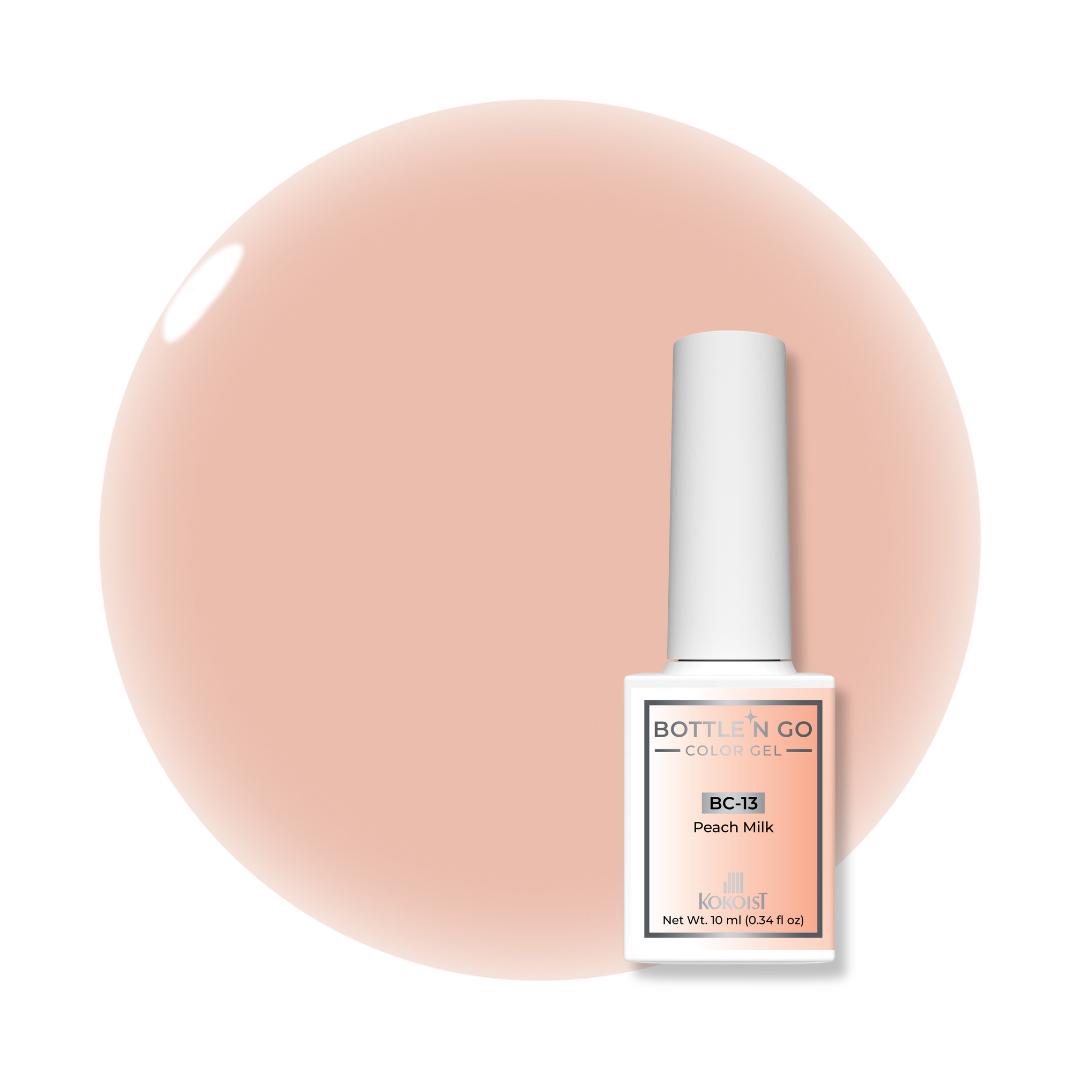 Kokoist Bottle 'N Go Color Gel - Peach Milk - Gel Polish at Beyond Polish