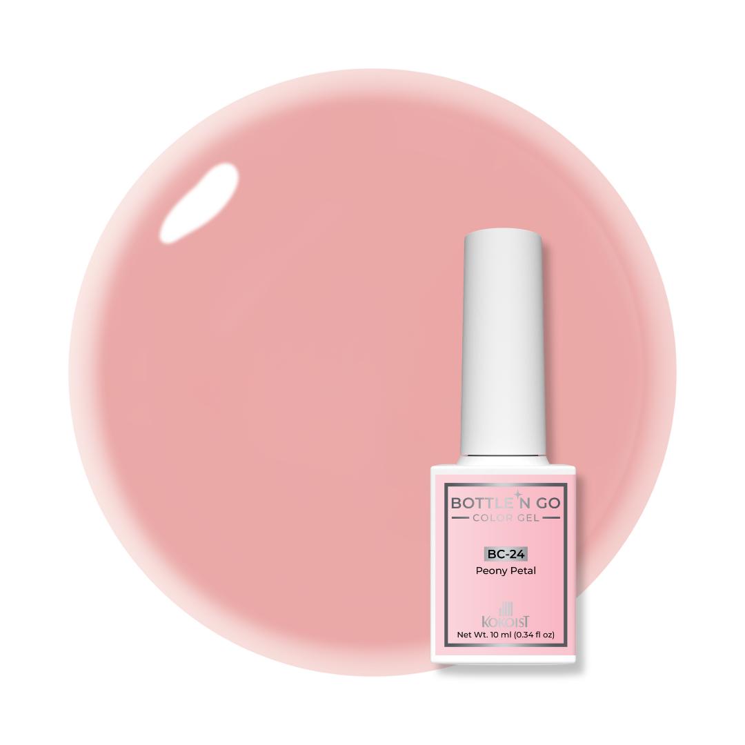 Kokoist Bottle 'N Go Color Gel - Peony Petal - Gel Polish at Beyond Polish