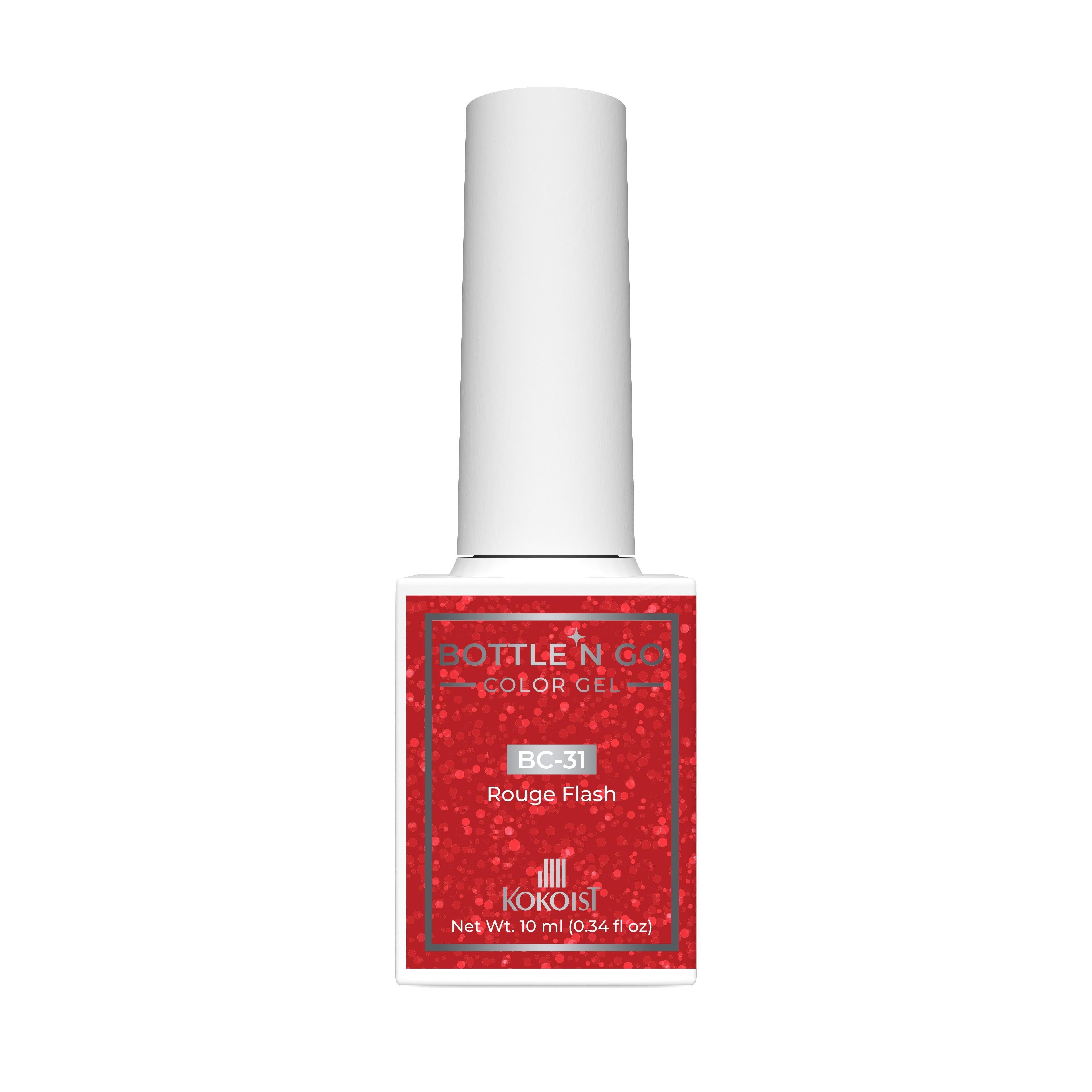 Kokoist Bottle 'N Go Color Gel - Rouge Flash - Gel Polish at Beyond Polish