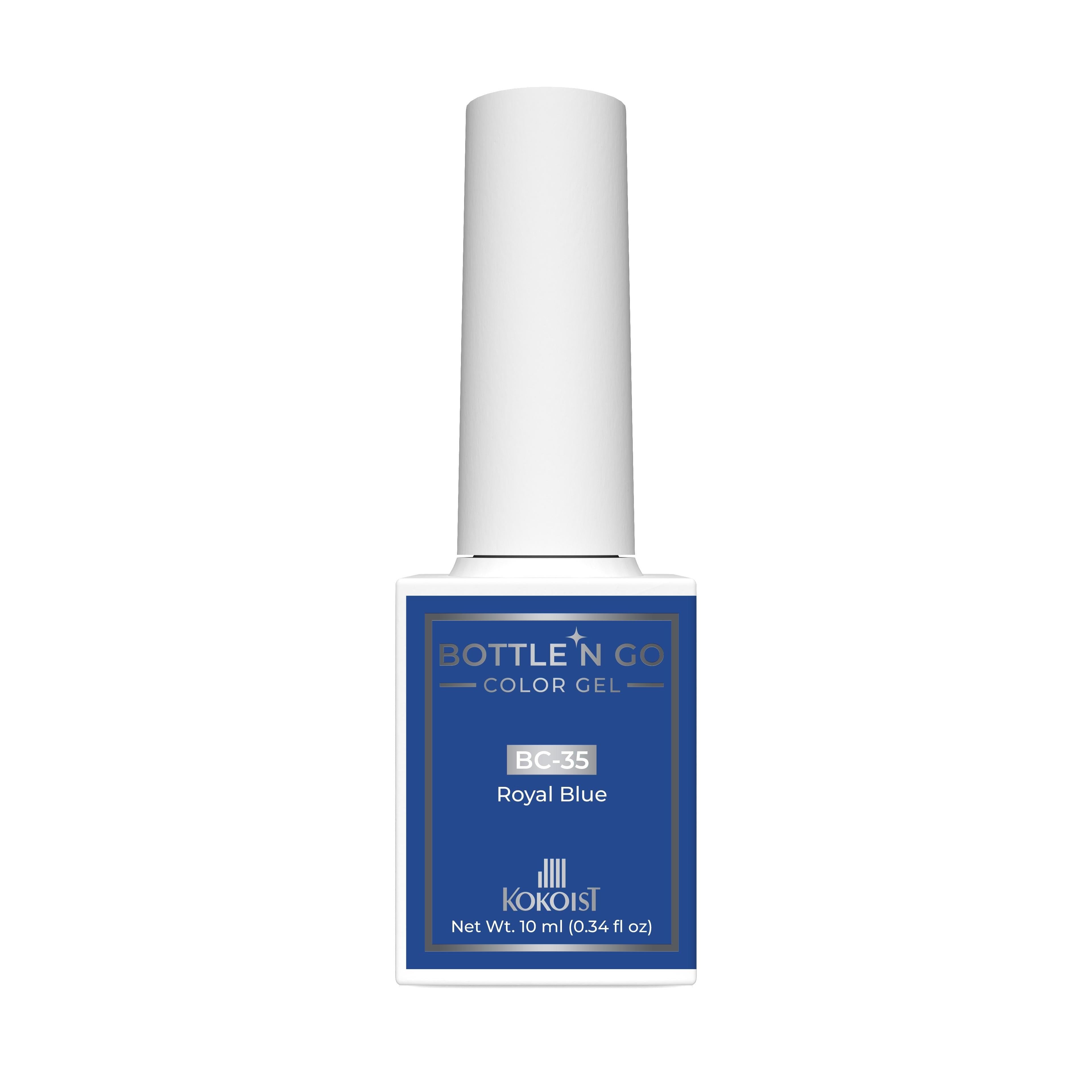Kokoist Bottle 'N Go Color Gel - Royal Blue - Gel Polish at Beyond Polish