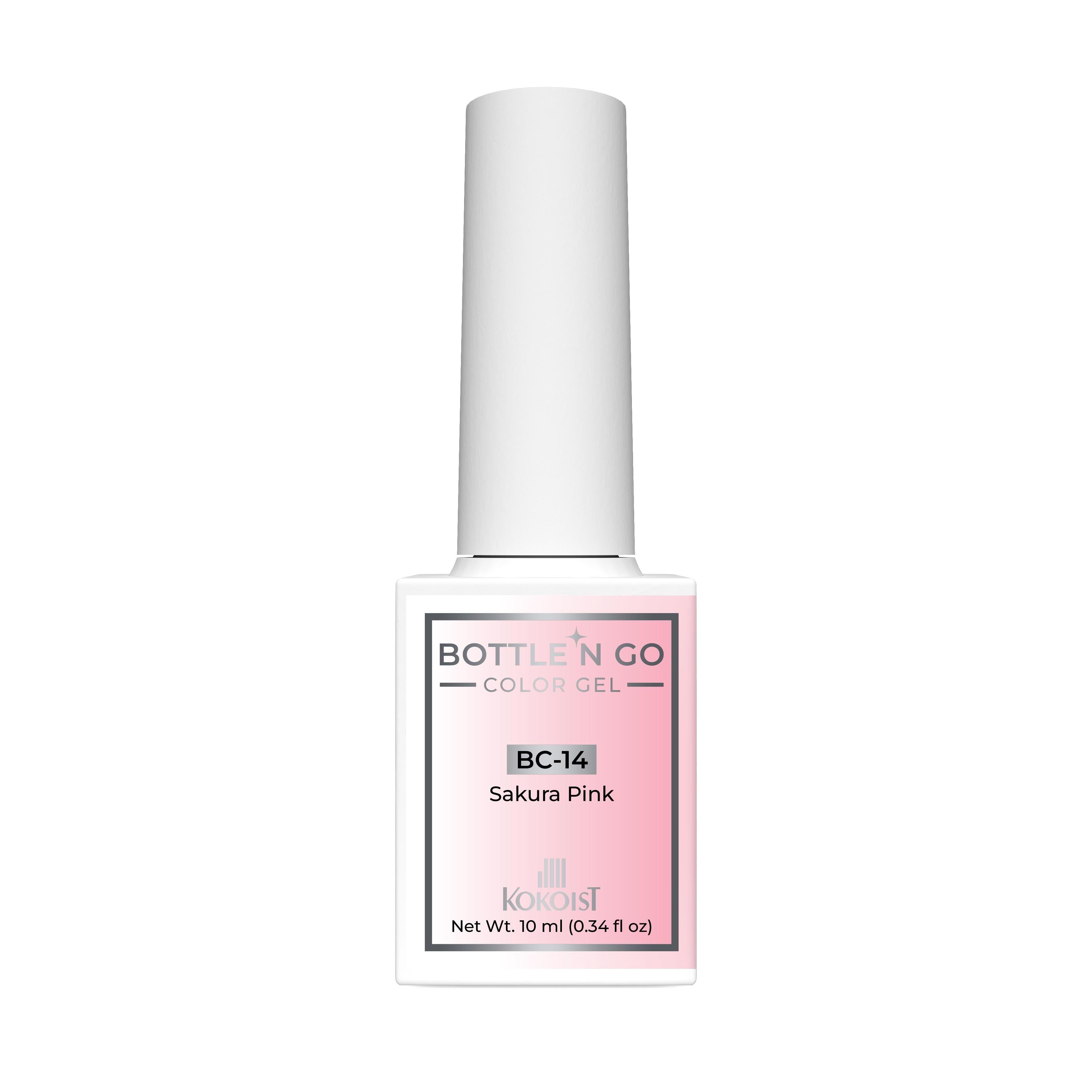 Kokoist Bottle 'N Go Color Gel - Sakura Pink - Gel Polish at Beyond Polish