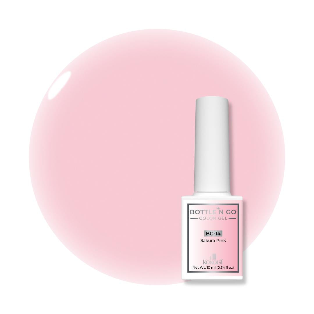 Kokoist Bottle 'N Go Color Gel - Sakura Pink - Gel Polish at Beyond Polish