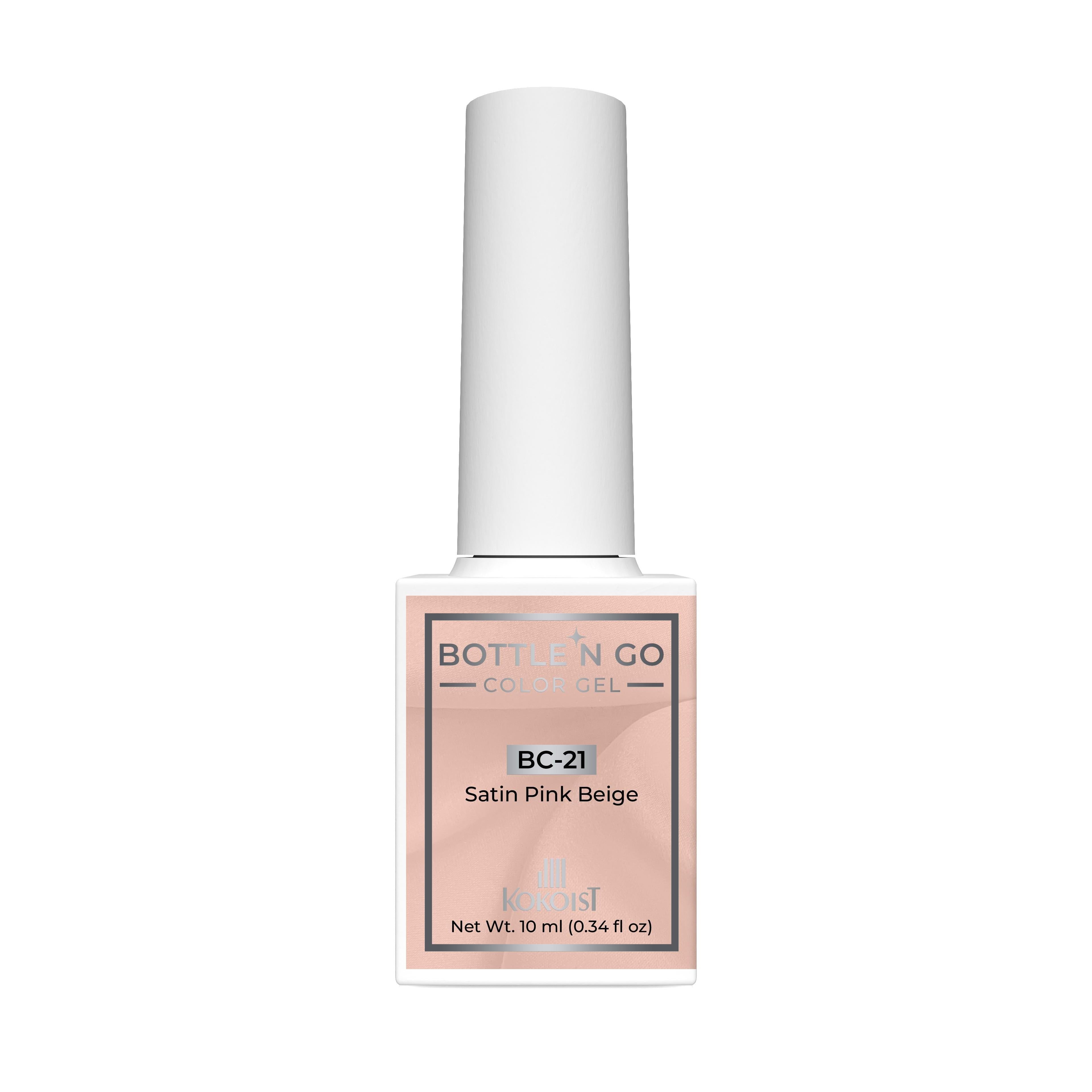 Kokoist Bottle 'N Go Color Gel - Satin Pink Beige - Gel Polish at Beyond Polish