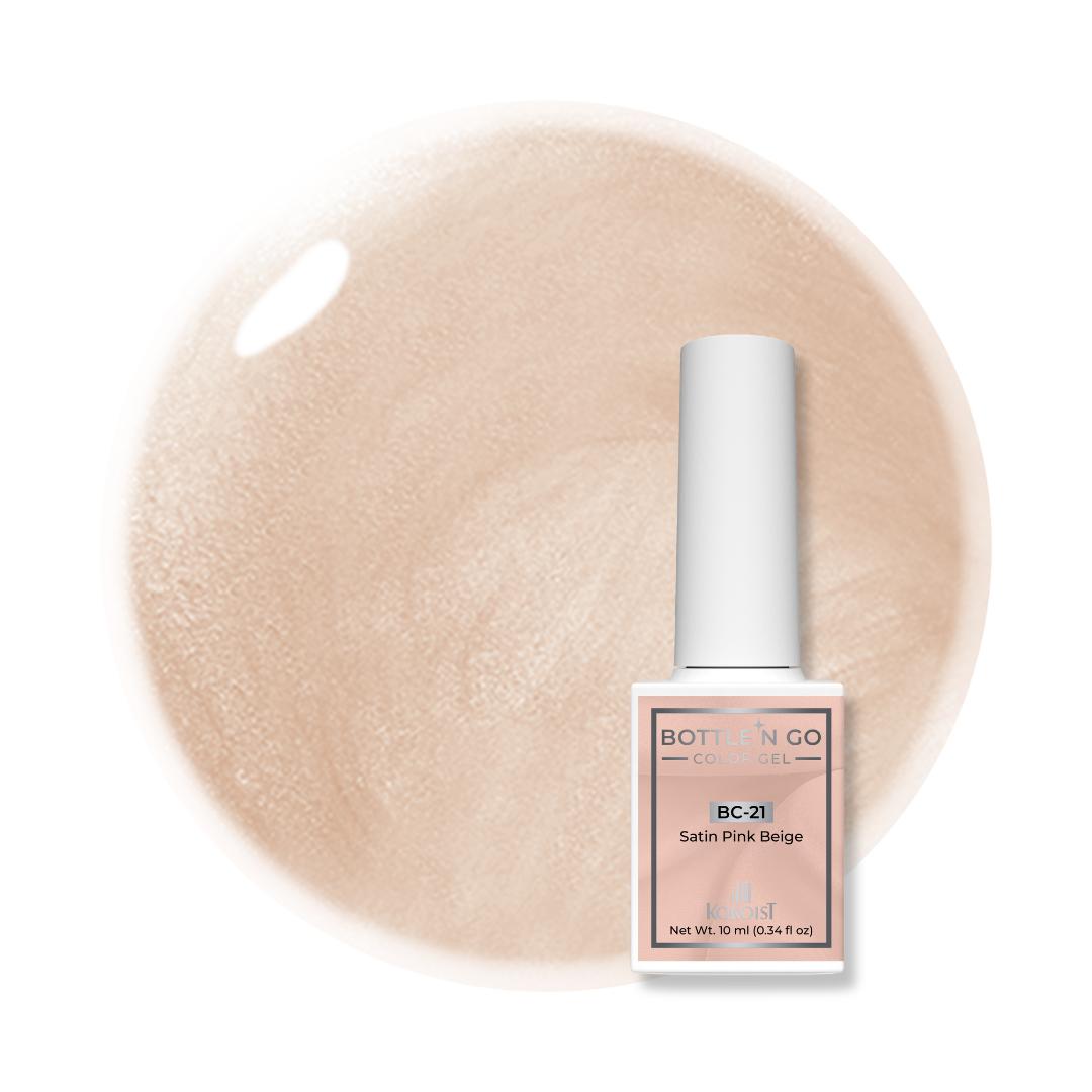 Kokoist Bottle 'N Go Color Gel - Satin Pink Beige - Gel Polish at Beyond Polish