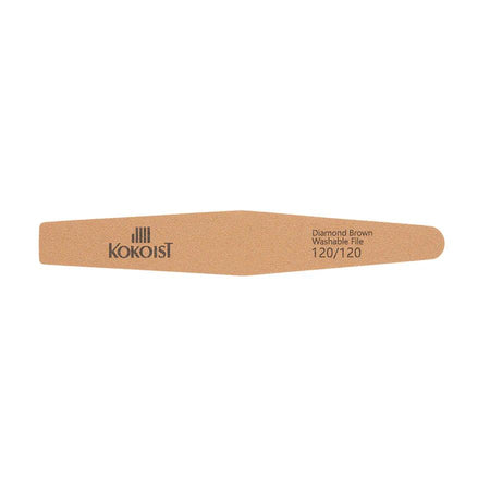Kokoist - Diamond File Brown Washable File 120/120 - Manicure & Pedicure Tools at Beyond Polish