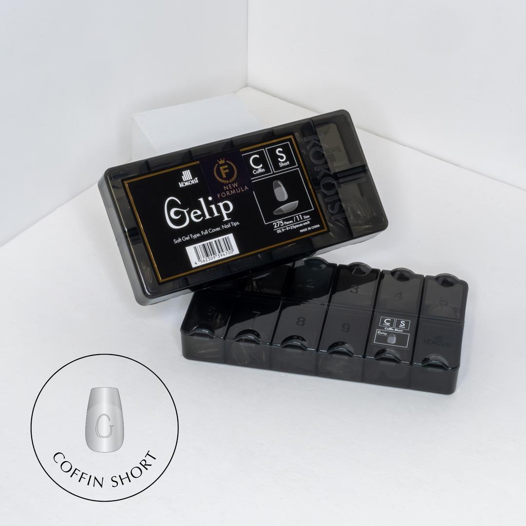 Kokoist - Gelip Extensions - Coffin Short Gelip Extensions (275pc.) - Nail Extensions at Beyond Polish