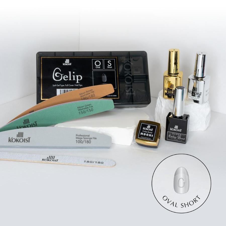 Kokoist - Gelip Extensions - Gelip Extension-Starter Kit - Oval Short - Nail Extensions at Beyond Polish