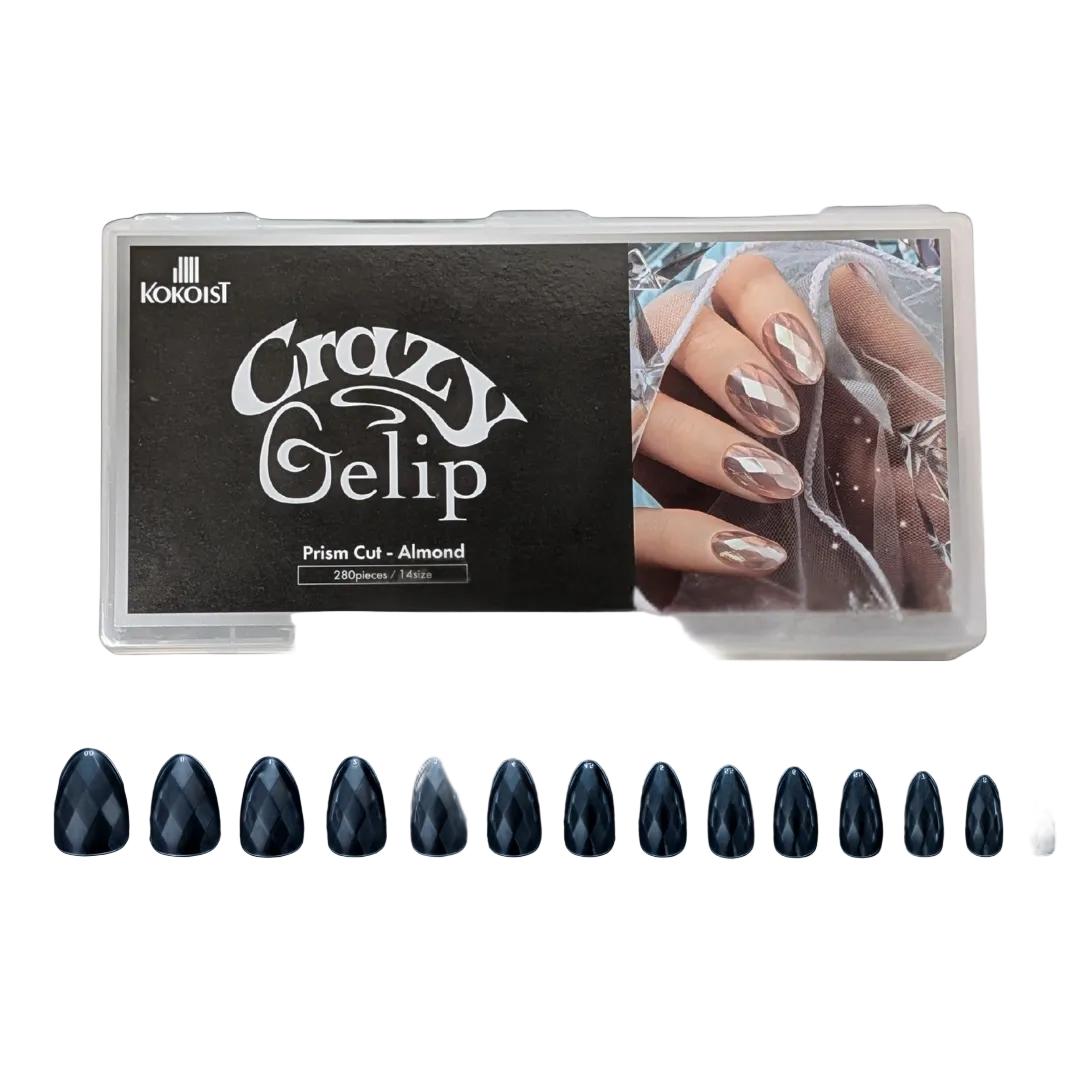 Kokoist - Gelip Extensions - Prism Cut Almond Crazy Gelip - Nail Extensions at Beyond Polish