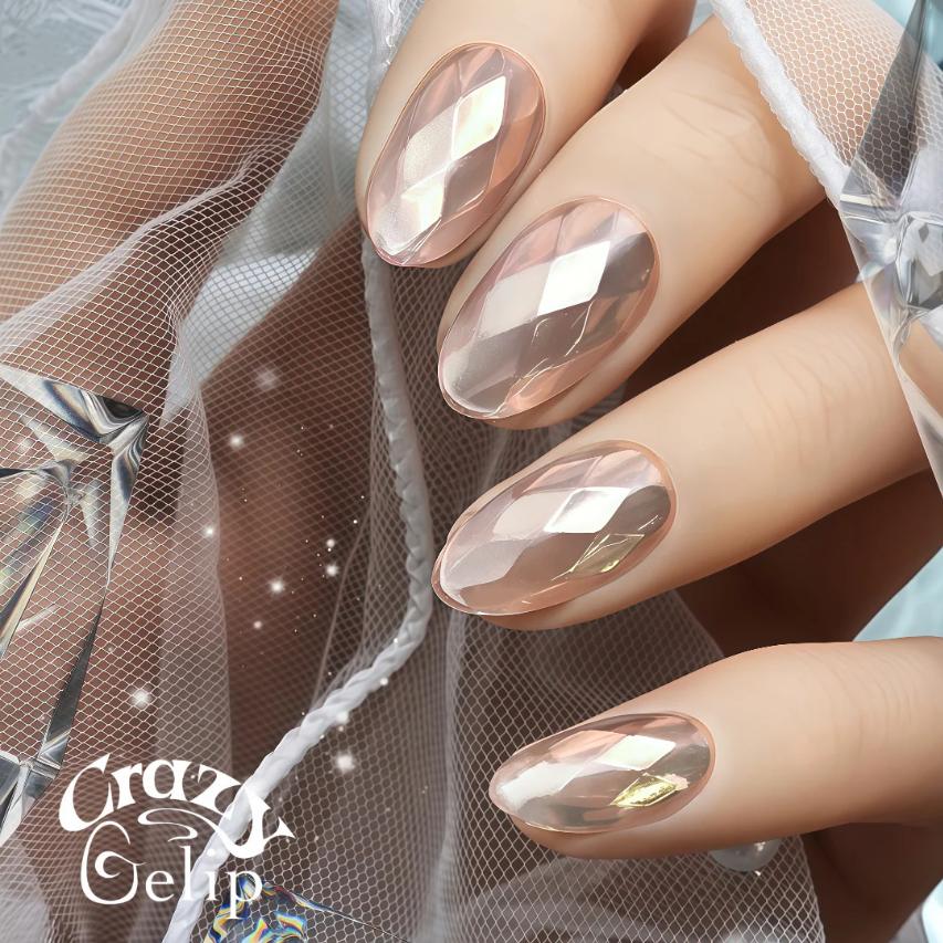 Kokoist - Gelip Extensions - Prism Cut Almond Crazy Gelip - Nail Extensions at Beyond Polish