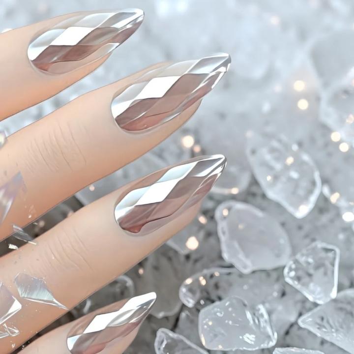 Kokoist - Gelip Extensions - Prism Cut Almond Medium Crazy Gelip - Nail Extensions at Beyond Polish