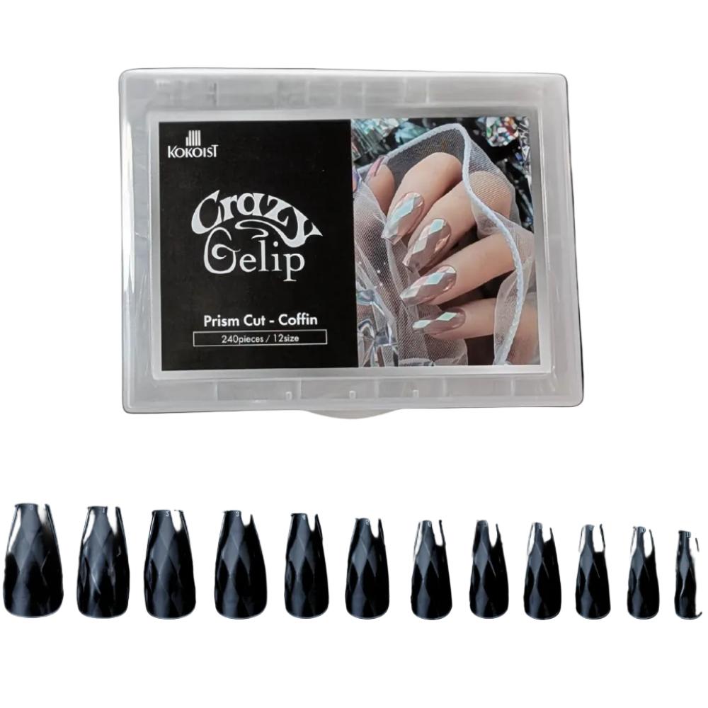 Kokoist - Gelip Extensions - Prism Cut Coffin Crazy Gelip - Nail Extensions at Beyond Polish