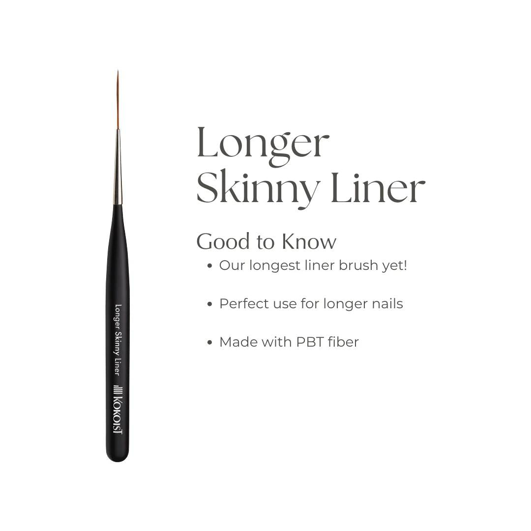 Kokoist - Longer Skinny Liner Brush - Nail Art at Beyond Polish