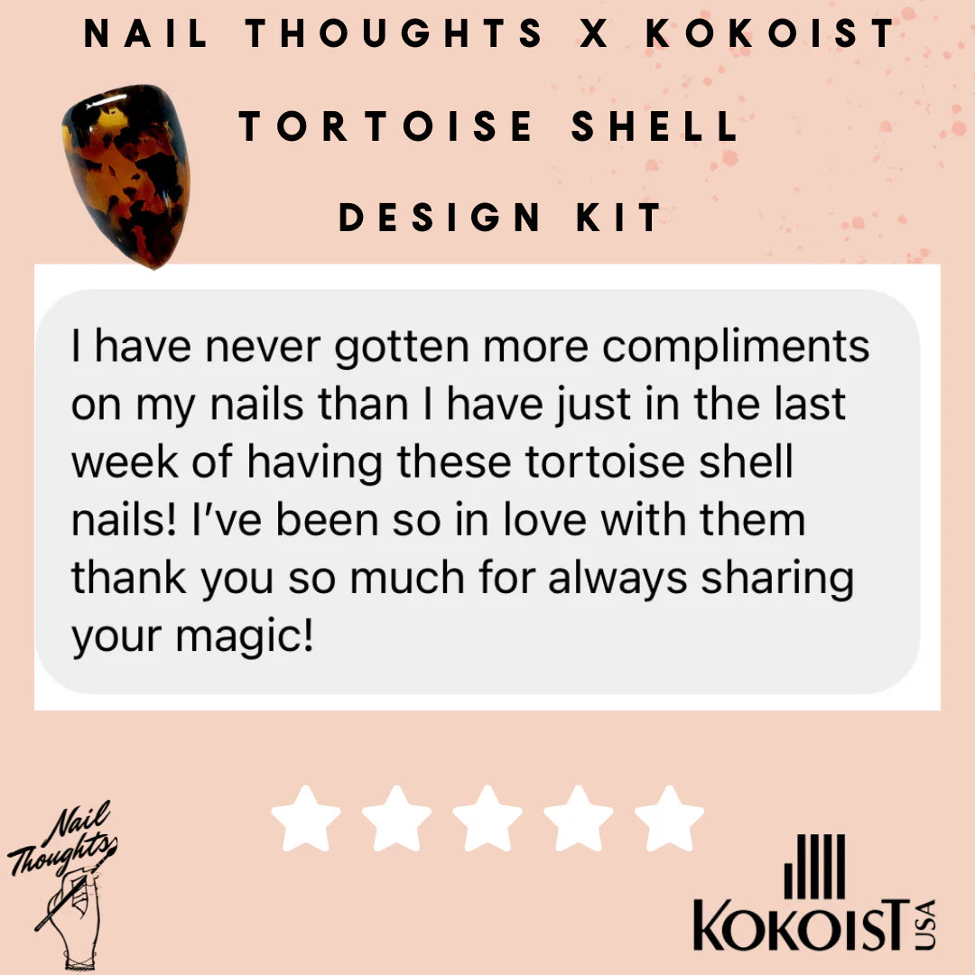 Kokoist - Tortoise Shell Design Kit - Gel Polish at Beyond Polish